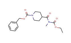 1-benzyloxycarbonyl-4-(ethoxycarbonyl-methylcarbamoyl)piperidine