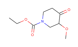 1-Piperidinecarboxylic acid, 3-methoxy-4-oxo-, ethyl ester