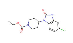 ethyl 4-(5-chloro-2,3-dihydro-2-oxo-1h-benzimidazol-1-yl)piperidine-1-carboxylate