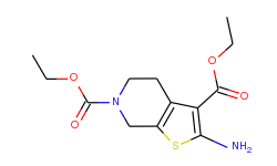 diethyl 2-amino-4,7-dihydrothieno[2,3-c]pyridine-3,6(5h)-dicarboxylate