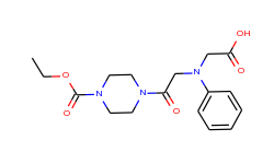 [{2-[4-(ethoxycarbonyl)piperazin-1-yl]-2-oxoethyl}(phenyl)amino]acetic acid