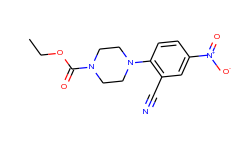 ethyl 4-(2-cyano-4-nitrophenyl)piperazine-1-carboxylate