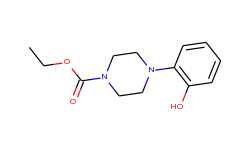 1-(2-hydroxyphenyl)-4-ethoxycarbonyl-piperazine