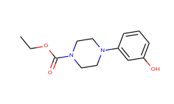 1-(3-hydroxyphenyl)-4-ethoxycarbonyl-piperazine