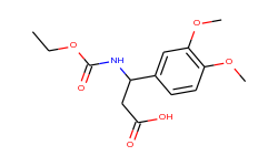 3-(3,4-dimethoxyphenyl)-3-[(ethoxycarbonyl)amino]propanoic acid
