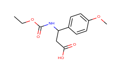 3-ethoxycarbonylamino-3-(4-methoxy-phenyl)-propionic acid