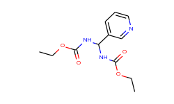 ethyl n-[[(ethoxycarbonyl)amino](3-pyridinyl)-methyl]carbamate