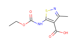 5-[(ethoxycarbonyl)amino]-3-methylisothiazole-4-carboxylic acid