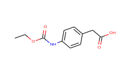 2-{4-[(ethoxycarbonyl)amino]phenyl}acetic acid