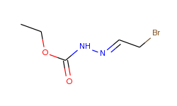 ethyl 2-(2-bromoethylidene)-1-hydrazinecarboxylate