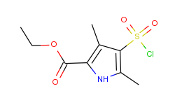 Ethyl 4-(chlorosulphonyl)-3,5-dimethyl-1H-pyrrole-2-carboxylate