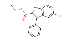 1H-Indole-2-carboxylic acid, 5-chloro-3-phenyl-, ethyl ester