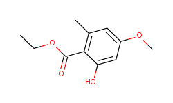 2-Hydroxy-4-methoxy-6-methyl-benzoic acid ethyl ester