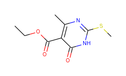 Ethyl 4-methyl-2-(methylthio)-6-oxo-1,6-dihydropyrimidine-5-carboxylate