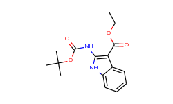 tert-butyl 3-(ethoxycarbonyl)-1h-indol-2-ylcarbamate