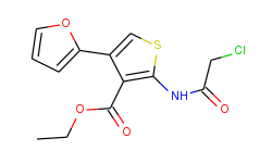 ethyl 2-[(chloroacetyl)amino]-4-(2-furyl)thiophene-3-carboxylate