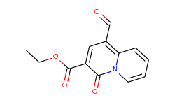 Ethyl 1-formyl-4-oxo-4H-quinolizine-3-carboxylate
