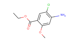 Benzoic acid, 4-amino-5-chloro-2-methoxy-, ethyl ester