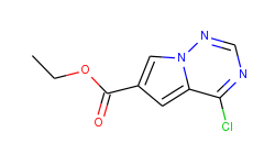 ethyl 4-chloropyrrolo[1,2-f][1,2,4]triazine-6-carboxylate