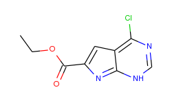 1H-Pyrrolo[2,3-d]pyrimidine-6-carboxylic acid, 4-chloro-, ethyl ester