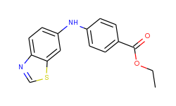 N-(4-Carbethoxyphenyl)-N-4-(6'-benzothiazole)amine