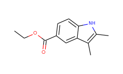 1H-Indole-5-carboxylic acid, 2,3-dimethyl-, ethyl ester