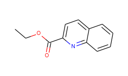 2-Quinolinecarboxylic acid, ethyl ester