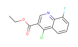 3-Quinolinecarboxylic acid, 4-chloro-8-fluoro-, ethyl ester