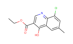 8-Chloro-4-hydroxy-6-methylquinoline-3-carboxylic acid ethyl ester