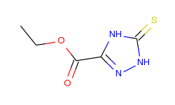 1H-1,2,4-Triazole-3-carboxylic acid, 4,5-dihydro-5-thioxo-, ethyl ester