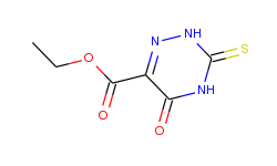 Ethyl 5-oxo-3-thioxo-2,3,4,5-tetrahydro-1,2,4-triazine-6-carboxylate