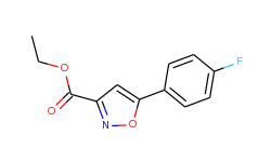 Ethyl 5-(4-fluorophenyl)isoxazole-3-carboxylate