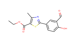 ethyl2-(3-formyl-4-hydroxyphenyl)-4-methylthiazole-5-carboxylate