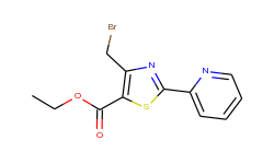 Ethyl 4-bromomethyl-2-(2-pyridyl)thiazole-5-carboxylate