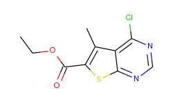 ethyl 4-chloro-5-methylthieno[2,3-d]pyrimidine-6-carboxylate