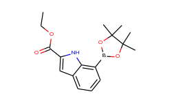 Ethyl 7-(4,4,5,5-tetramethyl-1,3,2-dioxaborolan-2-yl)-1H-indole-2-carboxylate
