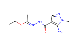 ethyl n-[(5-amino-1-methyl-1h-pyrazol-4-yl)-carbonyl]ethanehydrazonoate