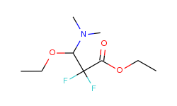 ethyl 3-(dimethylamino)-3-ethoxy-2,2-difluoropropionate