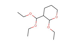 3-(diethoxymethyl)-2-ethoxytetrahydro-2h-pyran