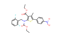 Ethyl 2-[(2,6-Difluorobenzyl)(ethoxycarbonyl)amino]-4-methyl-5-(4-nitrophenyl)thiophene-3...