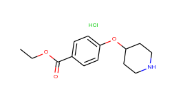 Ethyl 4-(4-piperidinyloxy)benzoate hydrochloride