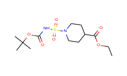 Ethyl 1-{[(tert-butoxycarbonyl)amino]sulfonyl}-4-piperidine carboxylate