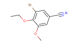 3-bromo-4-ethoxy-5-methoxybenzonitrile
