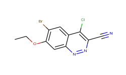 6-bromo-4-chloro-7-ethoxycinnoline-3-carbonitrile