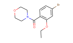 4-bromo-2-ethoxy-1-morpholinocarbonylbenzene