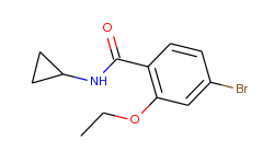 n-cyclopropyl 4-bromo-2-ethoxybenzamide