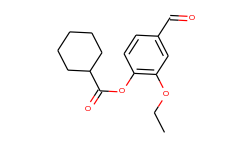 2-ethoxy-4-formylphenyl cyclohexanecarboxylate