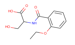 2-(2-ethoxy-benzoylamino)-3-hydroxy-propionic acid