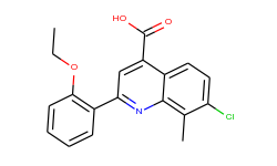 7-chloro-2-(2-ethoxyphenyl)-8-methylquinoline-4-carboxylic acid
