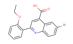 6-bromo-2-(2-ethoxyphenyl)quinoline-4-carboxylic acid